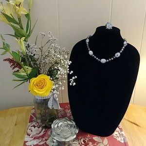 Multi-Color Translucent Chunky Necklace